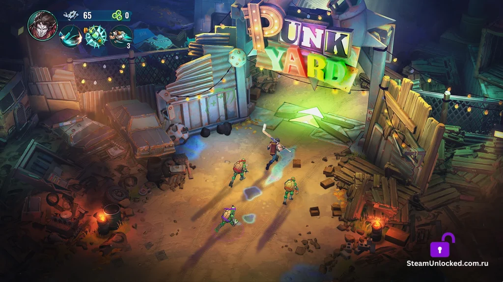 TEENAGE MUTANT NINJA TURTLES SPLINTERED FATE - CASEY JONES & THE JUNKYARD JAM Steam unlocked